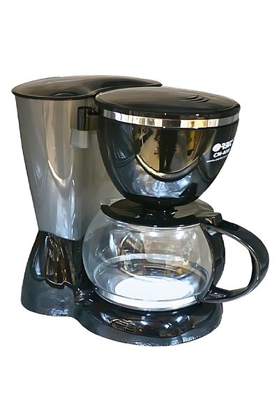 Orbit American Coffee Maker 12 Cups 800 Watts Black for Home and Office - Makes 1200 ml Plastic Glass.CM-4018