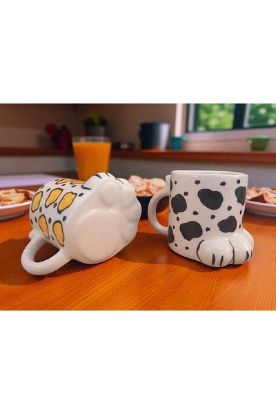 Home Ceramic Handmade Paw Mug