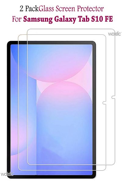 Generic 2 Pack Samsung Galaxy Tab S10 FE Tempered Glass Screen Protector