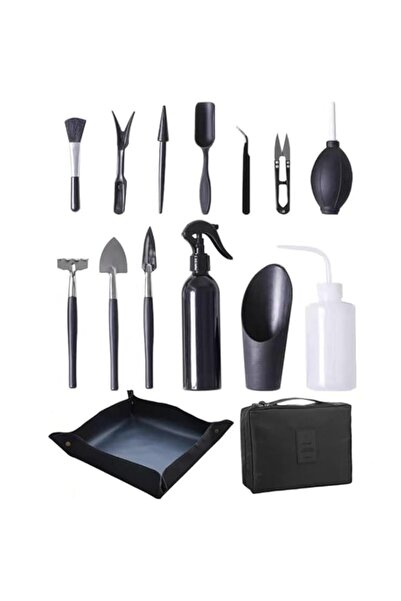 Generic 15 Pcs Succulent Tools, Mini Garden Tool Set, Plant Repotting Mat And...