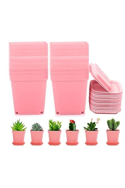 Generic 36 قطعة من أواني الشتلات البلاستيكية، أواني مشاتل مربعة، أواني نباتات...