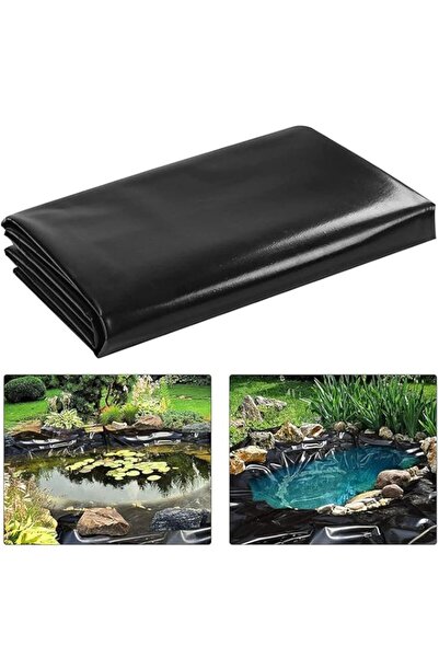 Generic Garden Pond Membrane Black Waterproof Fish Pond Skins Rubber Liner 0....
