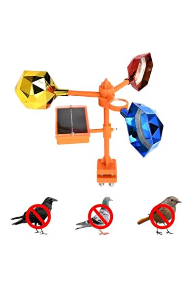 Generic طارد الطيور Goodern Reflect-a-Bird مع جهاز طرد صوتي يعمل بالطاقة الشم...