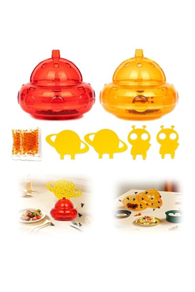 Generic مصيدة ذباب الفاكهة من أزوني مع وسادات لاصقة، قاتل ذباب الفاكهة للاستخ...