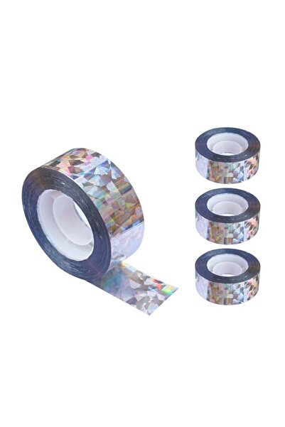 Generic 3Pcs Double Sided Reflective Bird Scare Tape, Outdoor Repellent Ribbo...