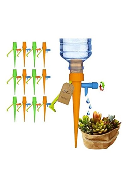 Generic مسامير الري الذاتي للنباتات من HuanShiJingXuan، 12 قطعة من معدات الري...