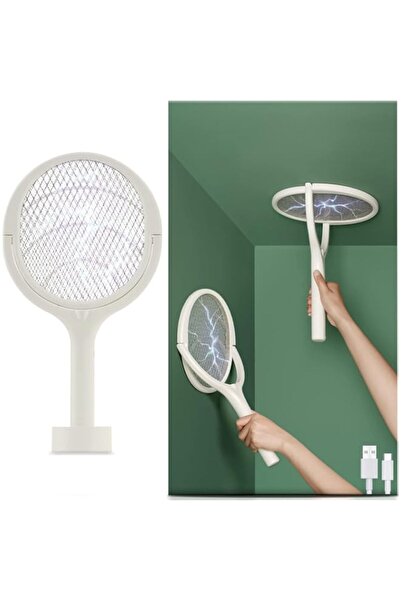 Generic مضرب FUIN Bug Zapper، مضرب ذباب USB قاتل للبعوض، رأس دوار 90 درجة قاب...