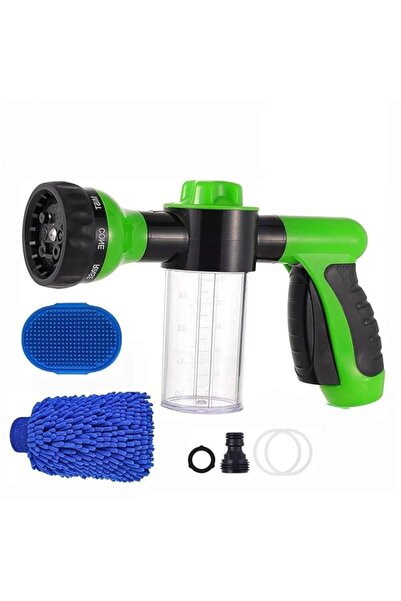 Generic تزوييق - فرشاة غسيل السيارات عالية الضغط 8 في 1 - مسدس رغوة، فوهة خرط...