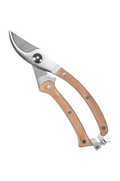 Generic Pruners Wood Handle Garden Shear Kit, Plant Pruning Scissors, Ergonom...