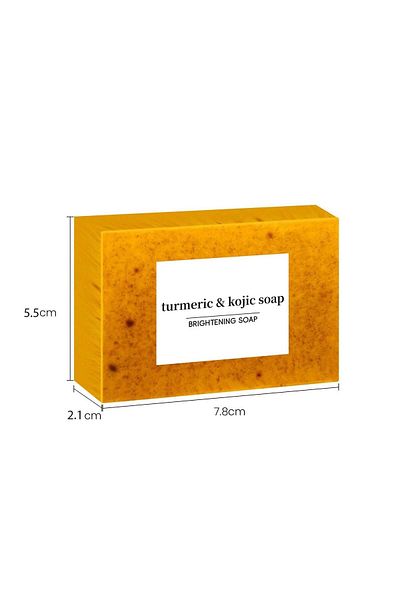 turmeric 3 pcs Lemon Soap Kojic Acid & ginger Ginger Handmade Cold Process