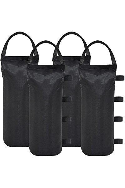 Generic أكياس رمل من يلاجوي لأرجل خيمة المظلة - عبوة من ٤ أكياس ثقيلة الوزن ب...