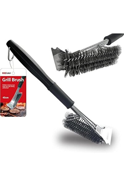 Generic Yelajoy Premium Grill Cleaning Brush with Scraper - Stainless Steel B...