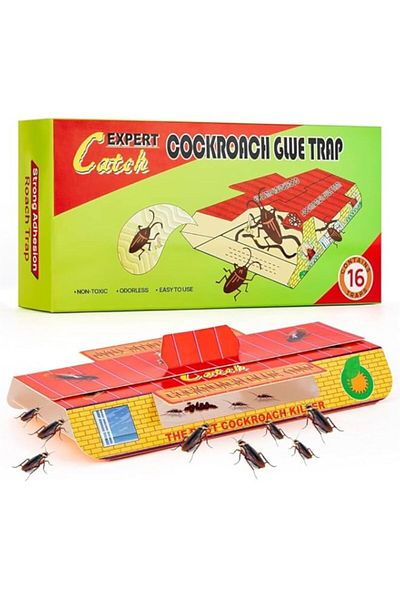 Generic YARDHOBI 16Pcs CockRoach Trap Killer, Roach Killer Indoor Home, Roach Motel, Indoor Pet Friendly Ro