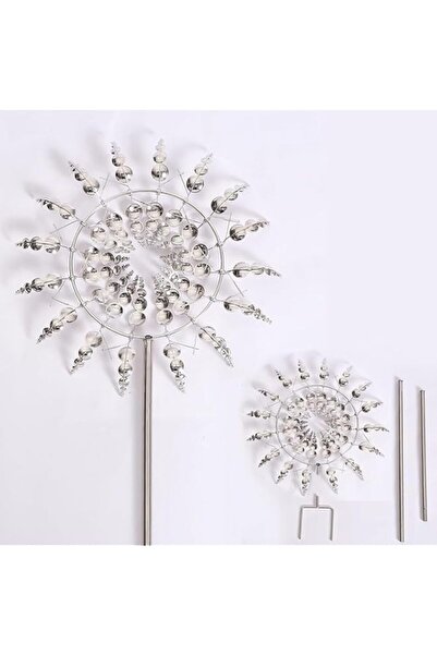 Generic Tazweeq 3D Sunflower Wind Spinner, Unique Dual-Direction Rotating, 36...