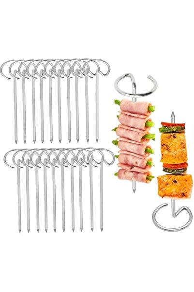 Generic Yelajoy Metal Standing Kebab Skewers,Stainless Steel,Air Fryer Skewer...