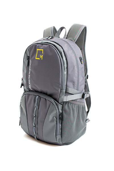 Travel POLO Gri Laptop Bölmeli Seyehat Çantası 6008