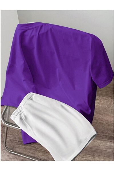 Hunors Sportswear & Company Unisex New York Printed Oversize T-Shirt-Shorts Set