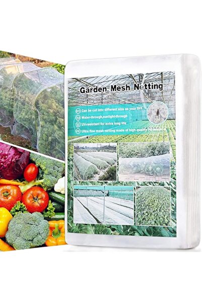 Generic شبكة حديقة BIGTHREE، 10×33 قدمًا، شبكة حماية للخضراوات والحشرات لحماي...