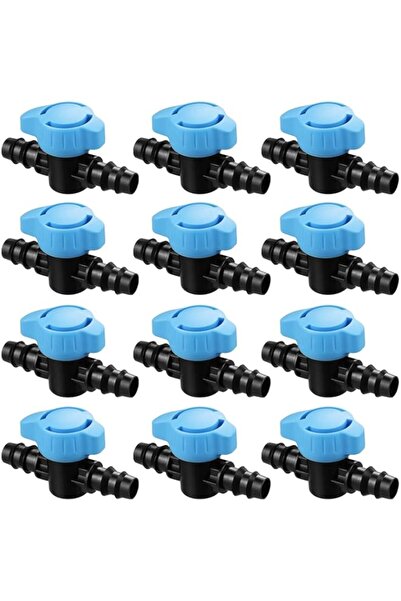 Generic صمامات كروية للري بالتنقيط من Excefore بقطر 1/2 بوصة، عبوة من 12 صمام...