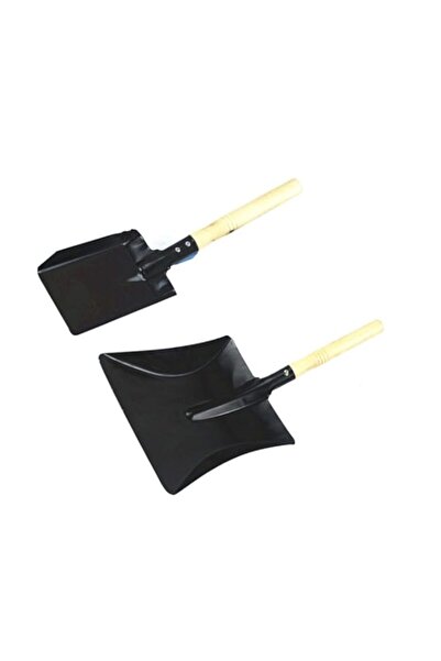 Generic قطعتان من مجرفة من الفولاذ الكربوني خفيفة الوزن للحدائق وأدوات الشواء...