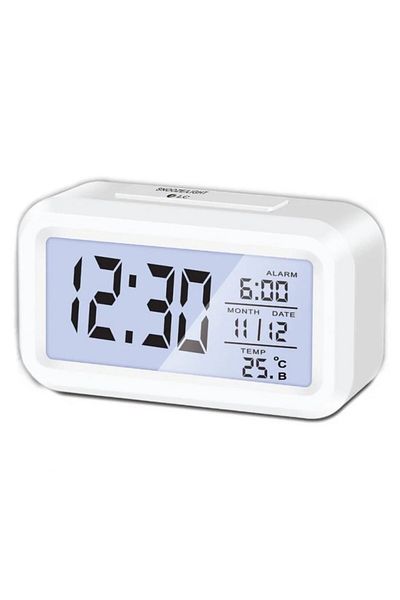 DLC DLC-32903 Digital Alarm Clock White