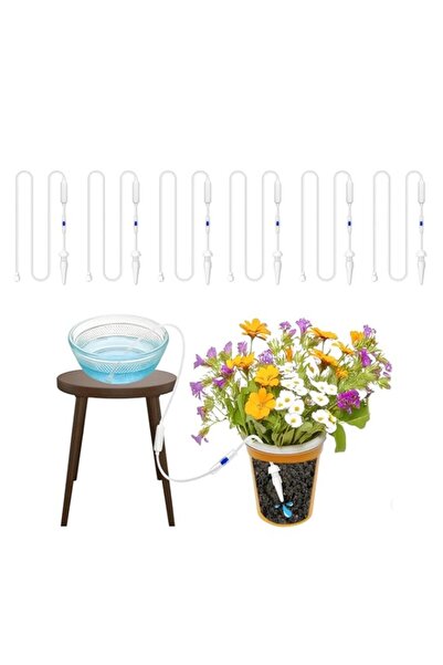 Generic Self Watering Planter Inserts for Pots, 6Pcs Vacation Plant Watering ...