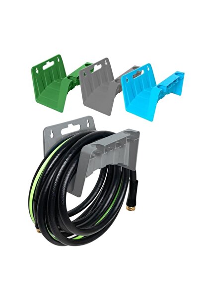 Generic حامل خرطوم حديقة KASTWAVE شديد التحمل يُثبت على الحائط، حامل خرطوم مع...