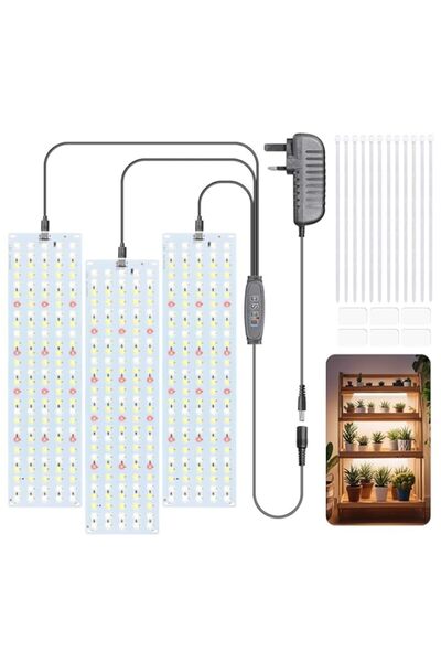 Generic مصباح نمو Homarket، 405 مصابيح LED لنمو النباتات تحت الخزانة، مصباح ن...