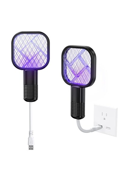 Generic مضرب الذباب KASTWAVE، مضرب بعوض صغير بمنفذ USB، قاتل ذباب محمول، قاتل...