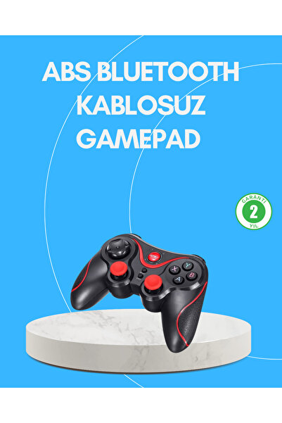 UCUZTEKNO Uzun Pil Ömürlü Kablosuz Oyun Kumandası PC Telefon Tablet İçin