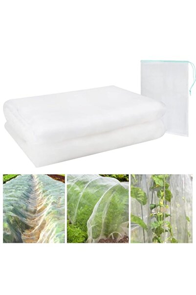 Generic شبكة حديقة BIGTHREE، شبكة حشرات للحديقة مقاس 2.5 × 10 أمتار، شبكة حشر...