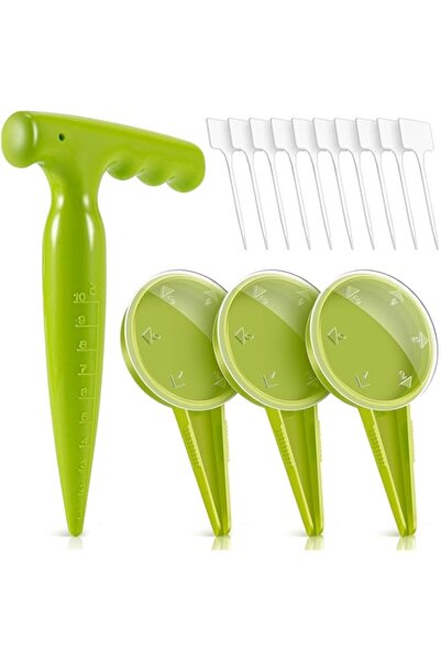 Generic SYOSI 14pcs Seed Dispenser Set, Adjustable Garden Hand Planter Seeder...