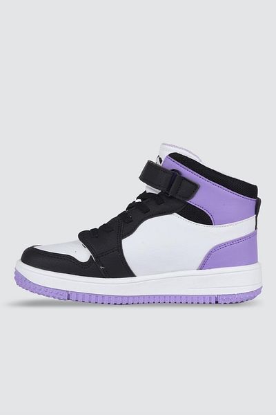 Cool 25C.Haykat Purple High Top Velcro Orthopedic Sneaker Girls' Sports Shoes