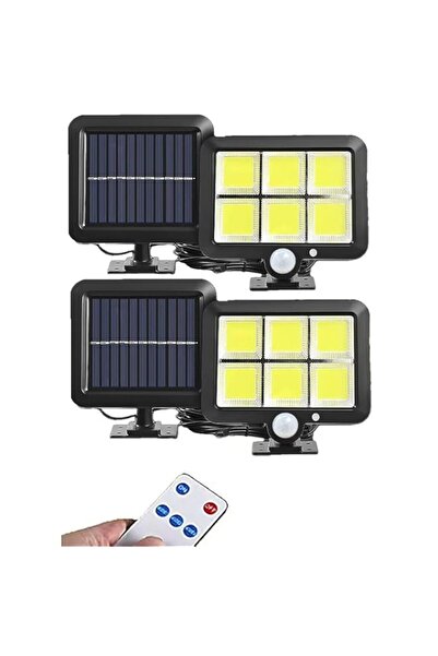 Generic مصباح LED خارجي يعمل بالطاقة الشمسية، عبوة من قطعتين من مصابيح استشعا...