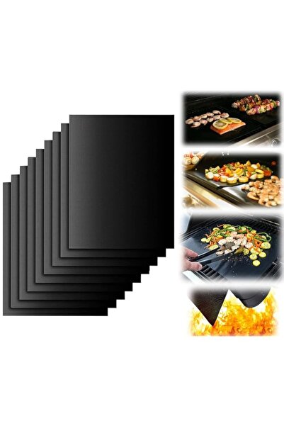 Generic مجموعة بساط شواء من أزوني، 9 قطع، بساط شواء غير لاصق 100%، بساط خبز، ...