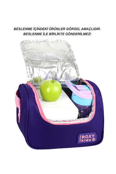 Chocuk Girl's Purple Thermal Thermal Insulated Lunch Box