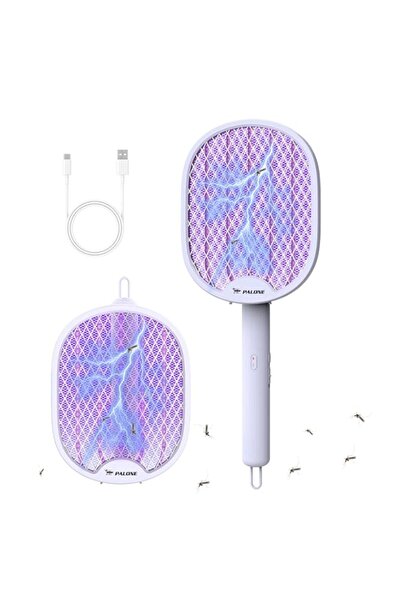 Generic مضرب الذباب الكهربائي من PALONE، عصا قاتلة للبعوض بقوة 4000 فولت مع ج...