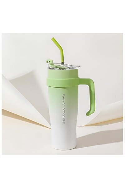 Generic كوب كبير معزول بتفريغ الهواء من الفولاذ المقاوم للصدأ بسعة 1250 مل مع...