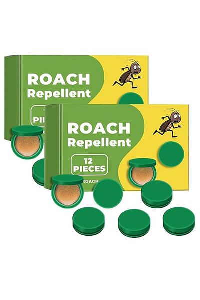 Generic Roach Bait Stations, Natural Cockroach Repellent, Traps Indoor/Outdoor Use, Roach Killer Indoor Inf
