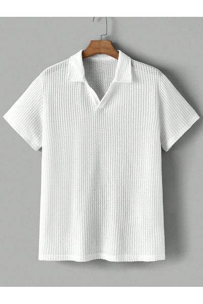 Hunors Sportswear & Company Set de tricou și pantaloni scurți din țesătură șifonată pentru bărbați