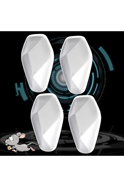 Generic FUIN 4 عبوات من طارد الآفات بالموجات فوق الصوتية - مكافحة فعالة للآفا...