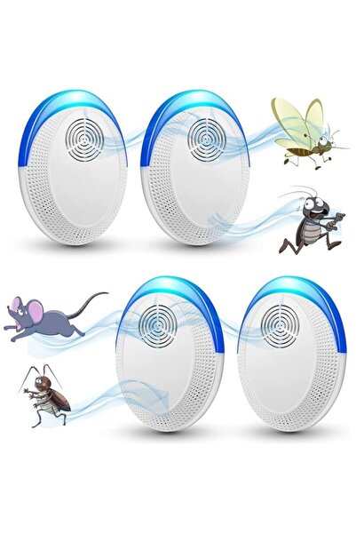 Generic جهاز طرد فئران بالموجات فوق الصوتية، عبوة من 4 قطع، جهاز طرد فئران إل...