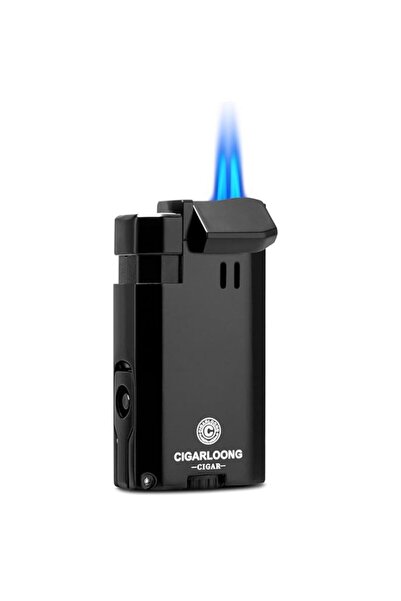 Generic CIGARLOONG Cigar Lighter Windproof Torch Lighter with Sharp Cigar Pun...