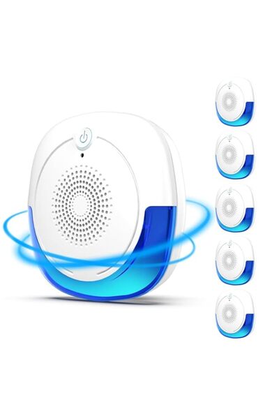 Generic جهاز طارد الآفات بالموجات فوق الصوتية من Aputue، عبوة من 6 قطع، جهاز ...