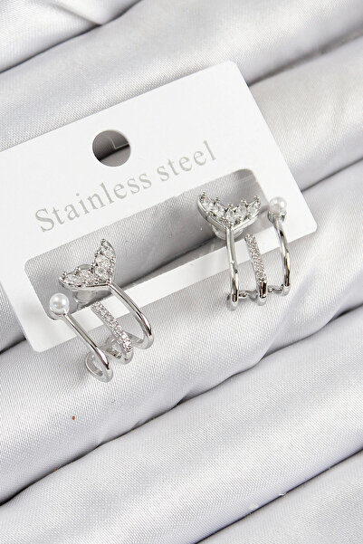 Belle Fusion BFS النحاس الزركون حجر اللؤلؤ مفصلة ذيل السمكة نموذج الفضة اللون...