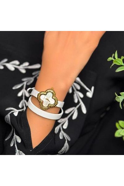 catera Watch - Gold-colored - White