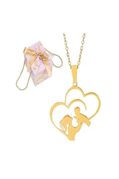 CUSTITO O inimă ce spune totul — Pandantiv Mama si Bebe