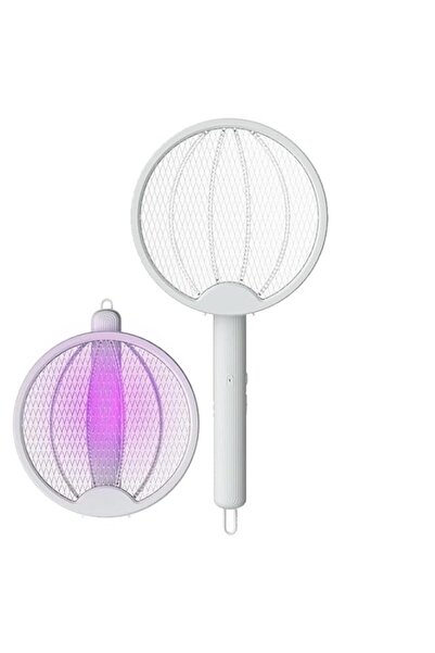 Generic مضرب ذباب كهربائي ECVV، تصميم قابل للطي - محمول باليد - وضع الصعق الت...