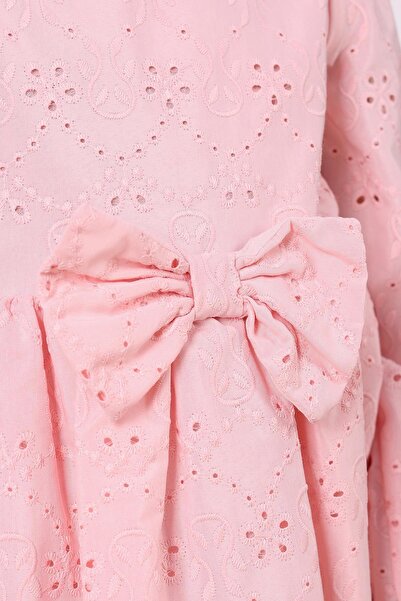 kidello Coral Wave Brode Girl's Dress