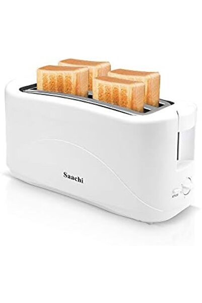 SAACHİ 4-Slice Toaster, White, NL-TO-4565